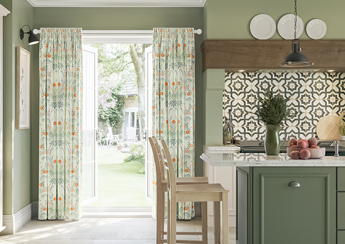 Cotswold Faux Silk, Persimmon - Made to Measure Curtain - Image 3